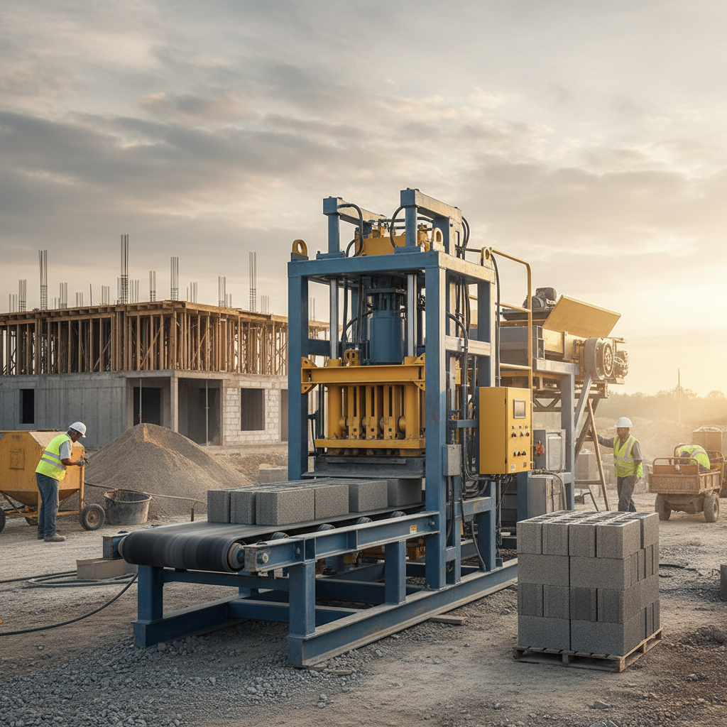 Automatic Block Machine For Residential Construction