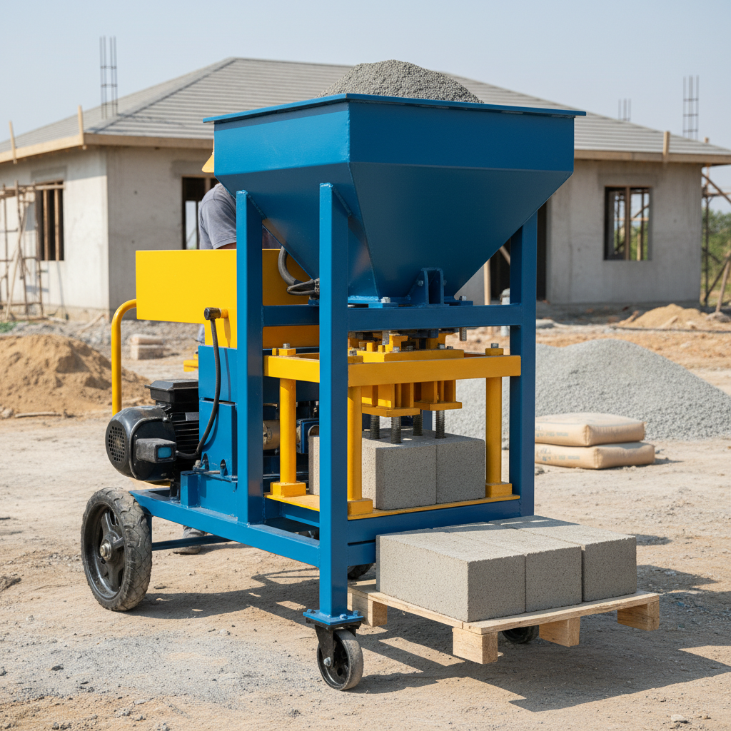 Concrete Brick Machine For Residential Construction