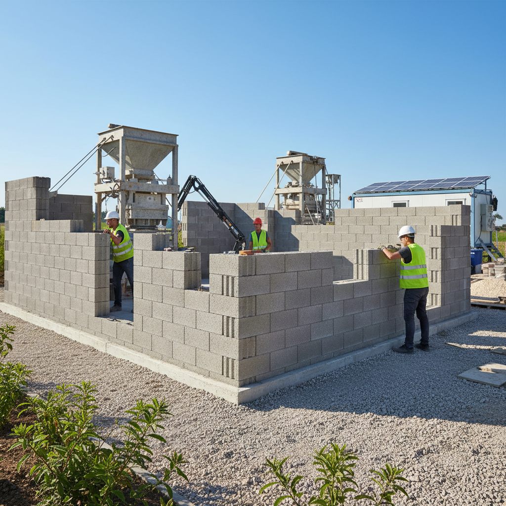 No Burning Brick Machine For Residential Construction