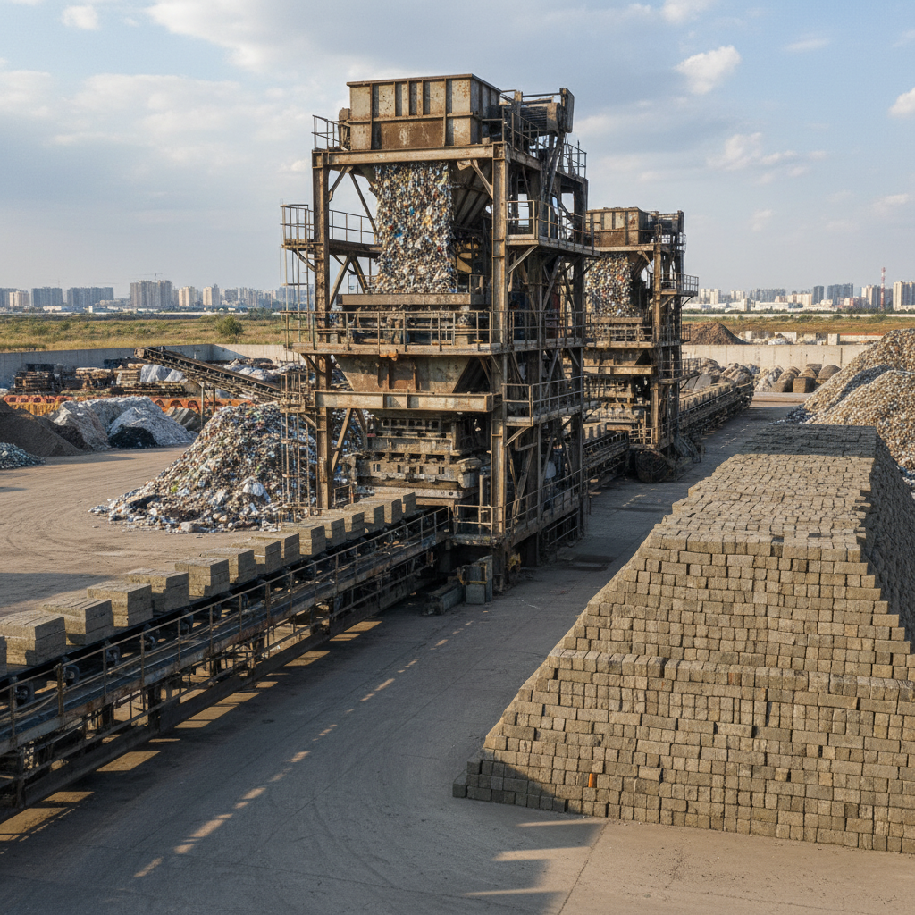 Block Machinery For Waste Recycling