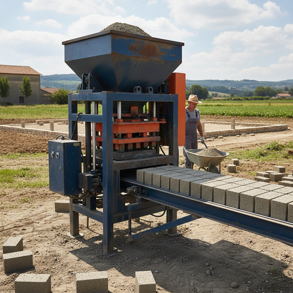 Cement Brick Making Machine For Agricultural Projects