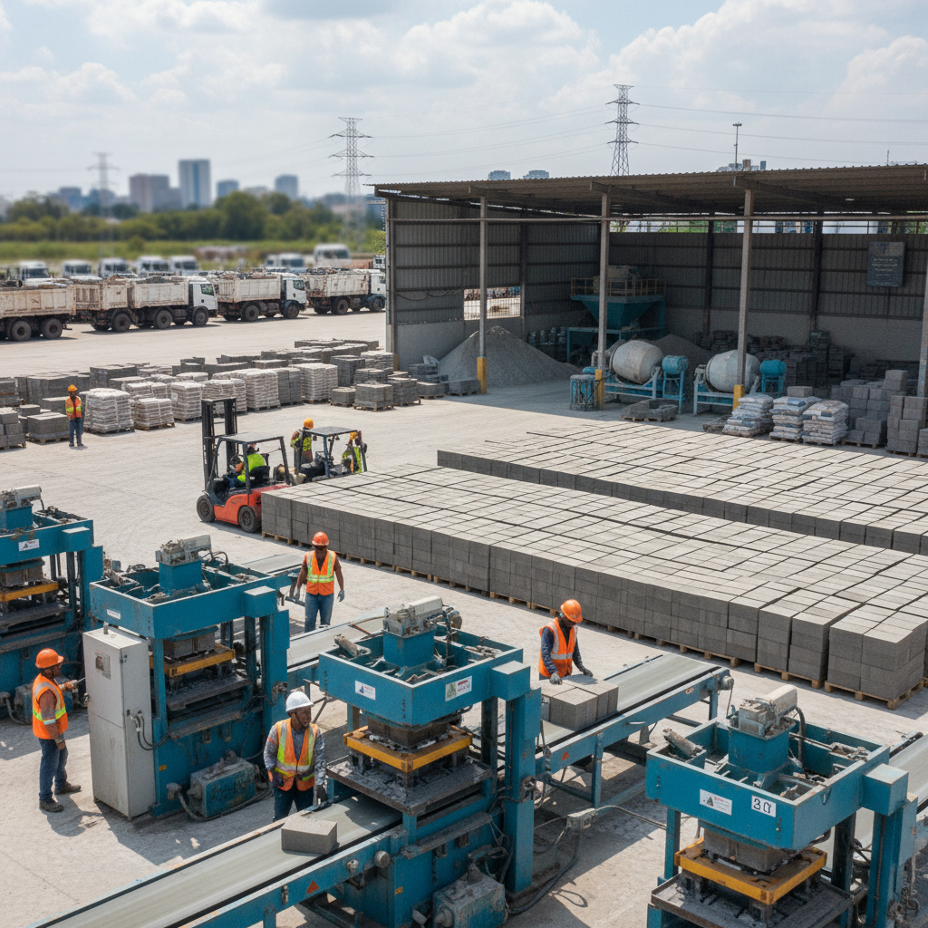 Cement Brick Making For Municipal Utilities