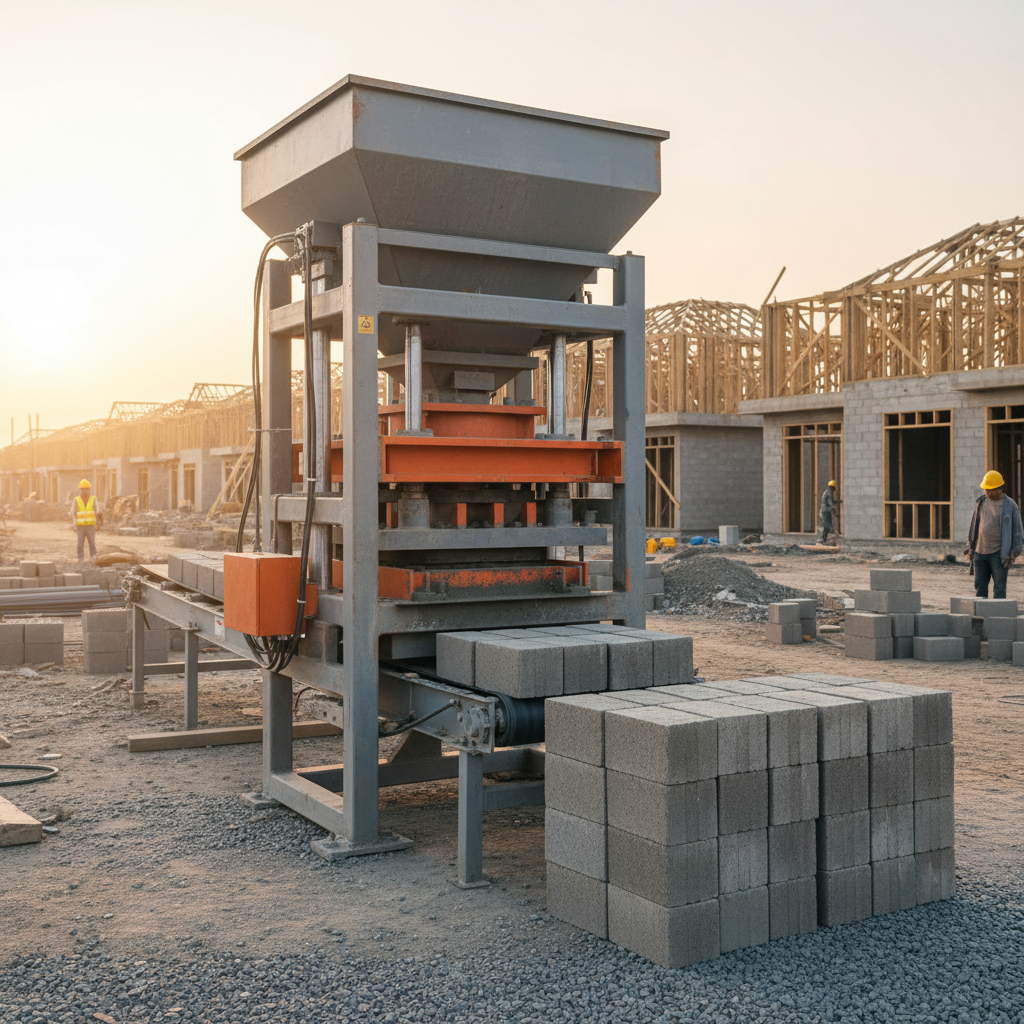 Cement Bricks Machine For Residential Construction