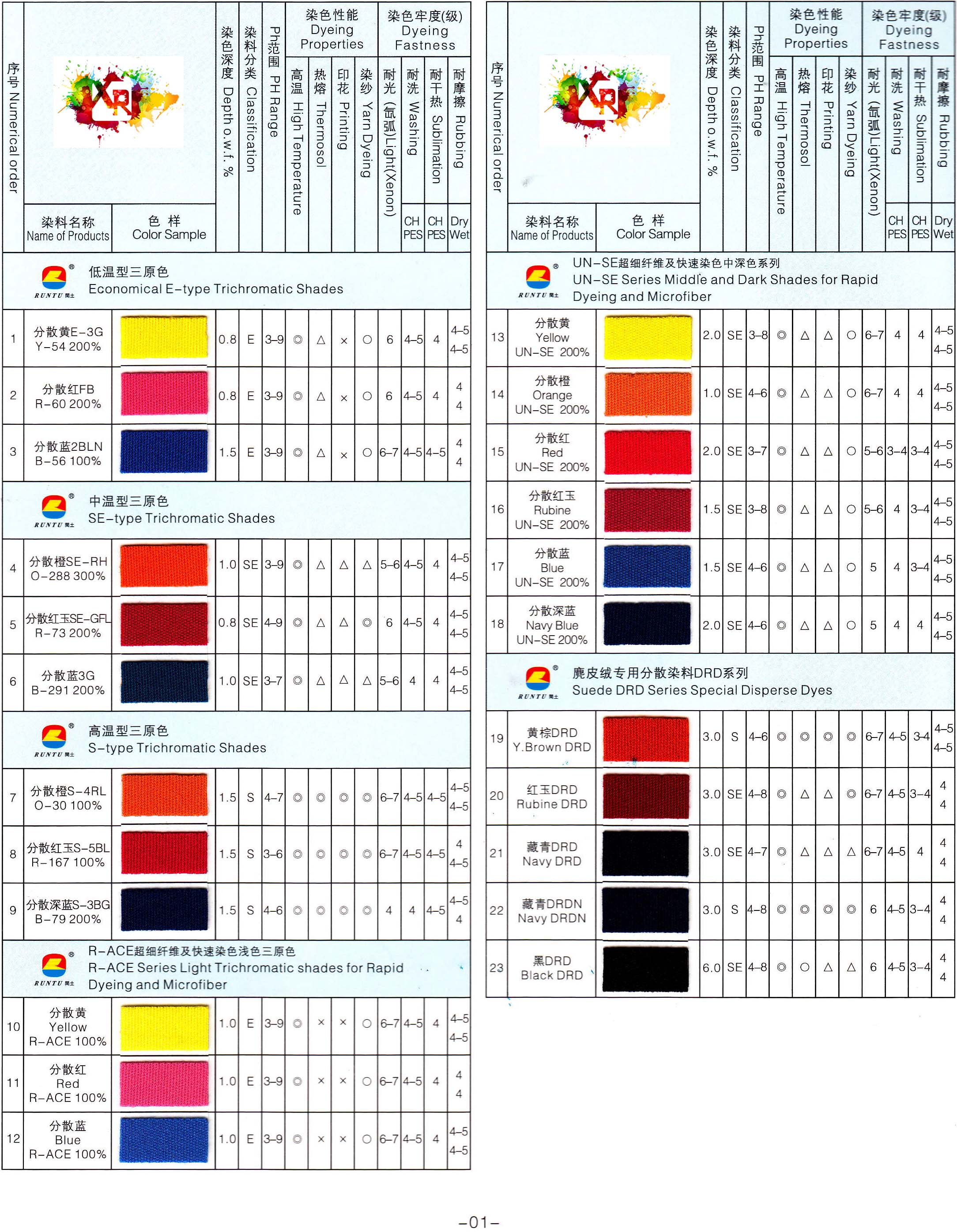 Nuancier de couleurs dispersées-1