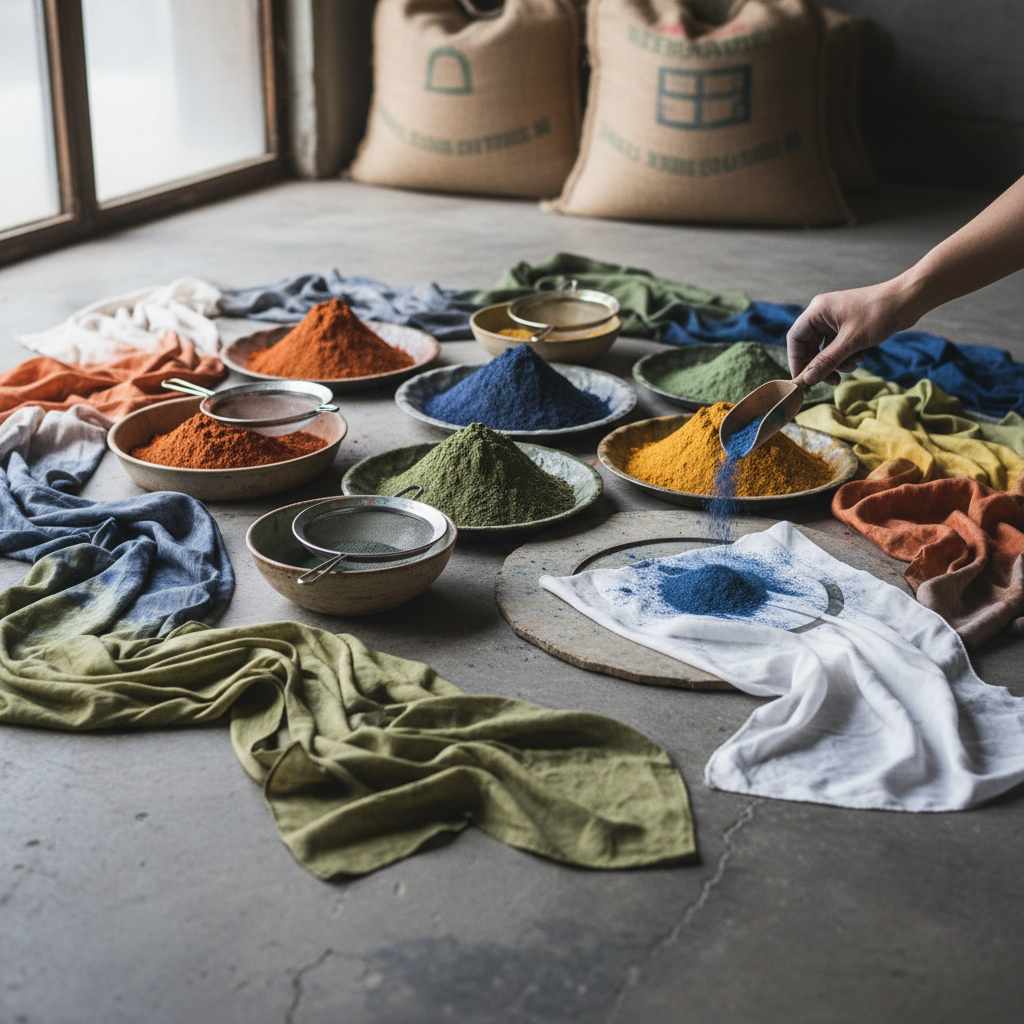 Warna Serbuk Konkrit Untuk Mewarna Tekstil Dan Fabrik