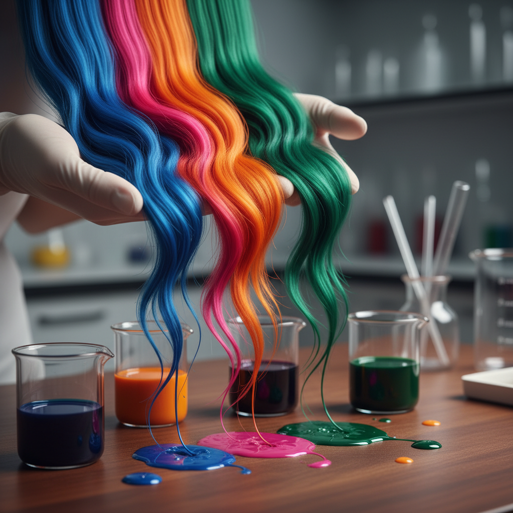 Pewarna Sembur Untuk Mewarnakan Rambut Dengan Warna-warna Cerah