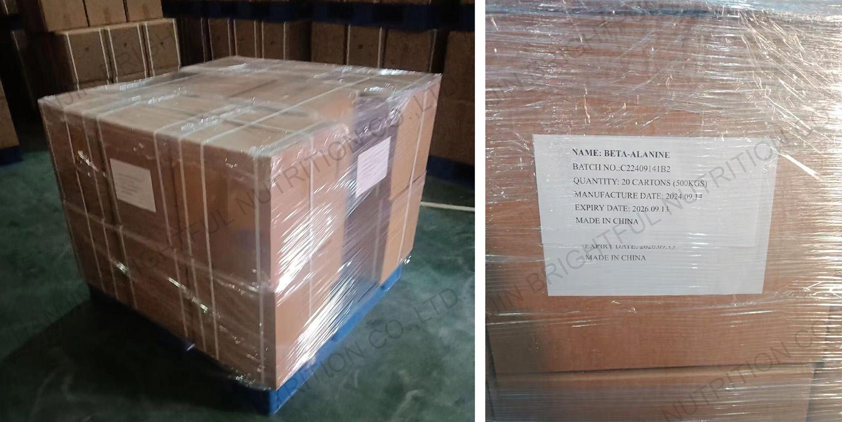 Beta-alanine verpakking