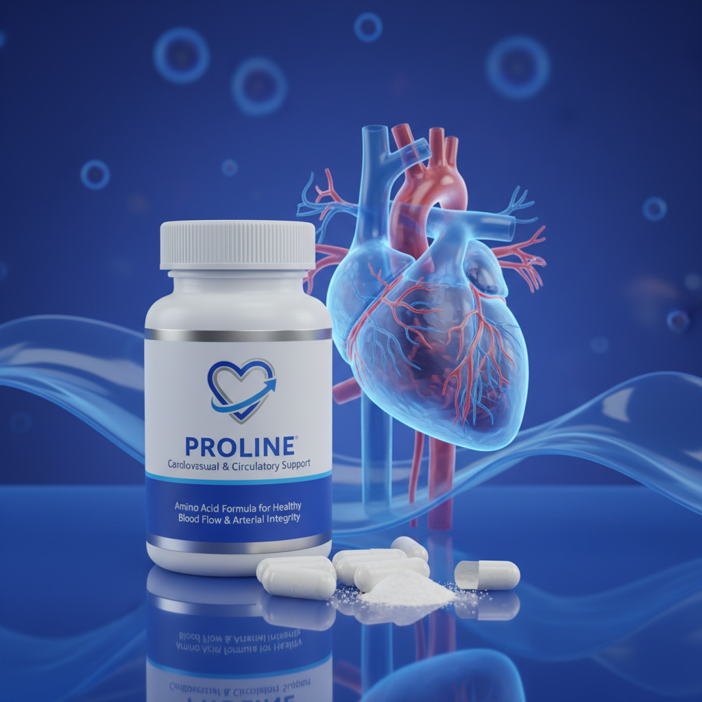 អាហារបំប៉ន Proline សម្រាប់សុខភាពសរសៃឈាមបេះដូង និងឈាមរត់