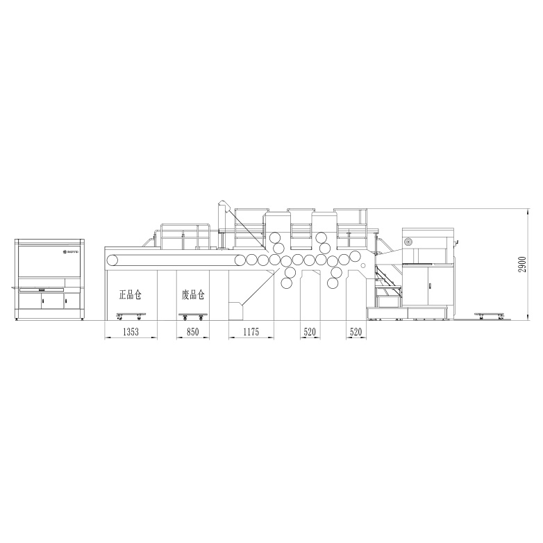 RYJC9202B  Double-sided double-color printing online inspection machine2