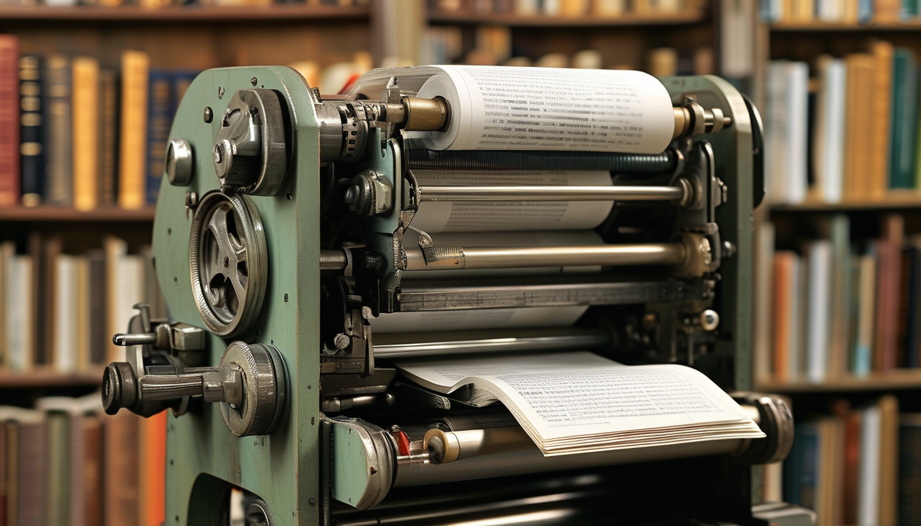 Paper Printing Machine For Book And Periodical Publishing Houses