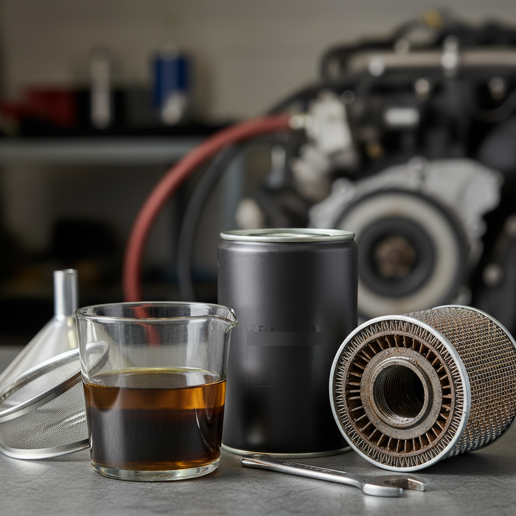 Oil And Filter For Fuel System Contaminant Removal