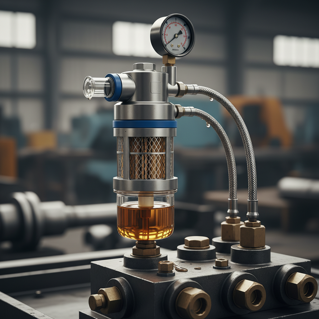 Air Filter With Oil For Hydraulic Pressure Maintenance