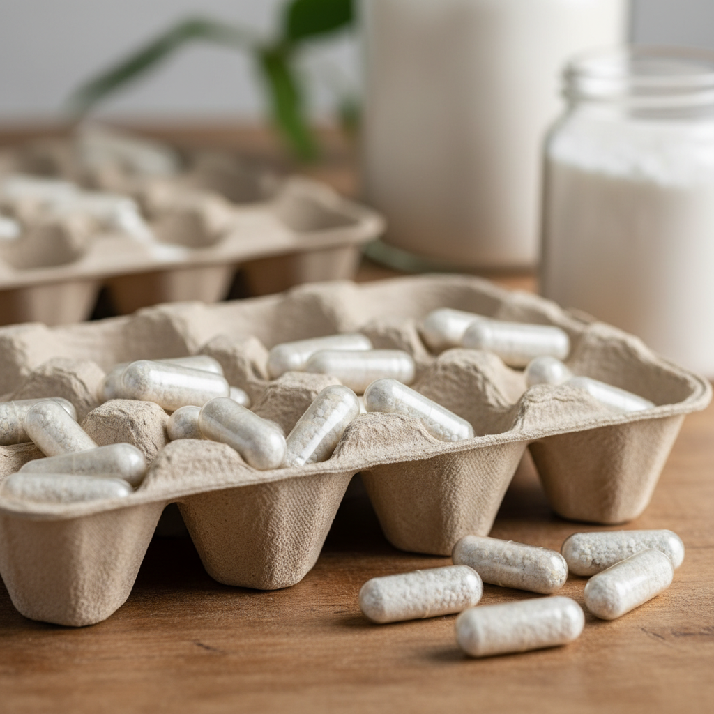 Cellulose Pill Capsules For Packaging Mineral Supplements