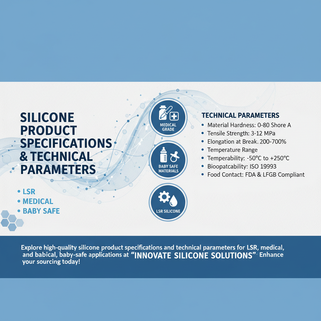 Silicone Product Specifications & Technical Parameters | LSR, Medical, Baby Safe