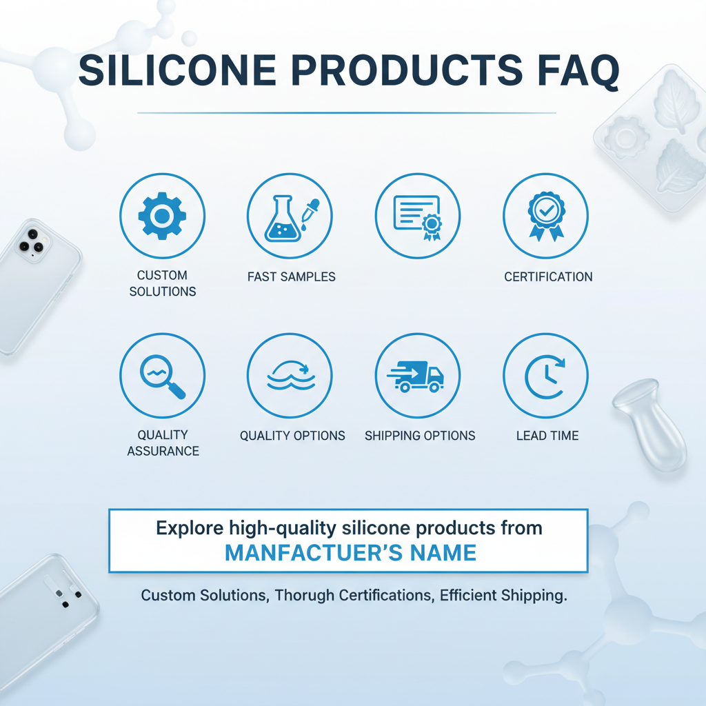 Silicone Products FAQ | Custom, Sample, Certification, Quality, Shipping & Lead Time