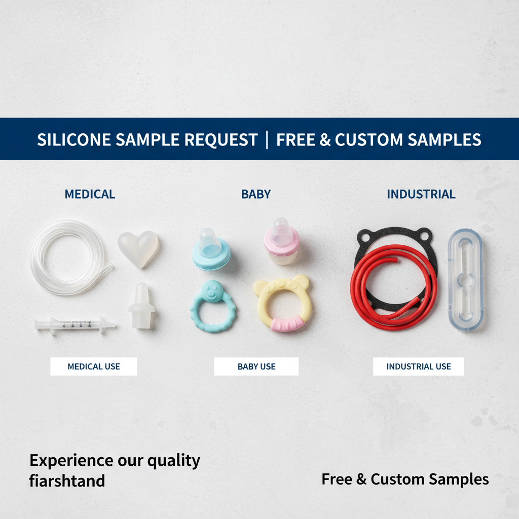 Silicone Sample Request | Free & Custom Samples for Medical, Baby & Industrial Use