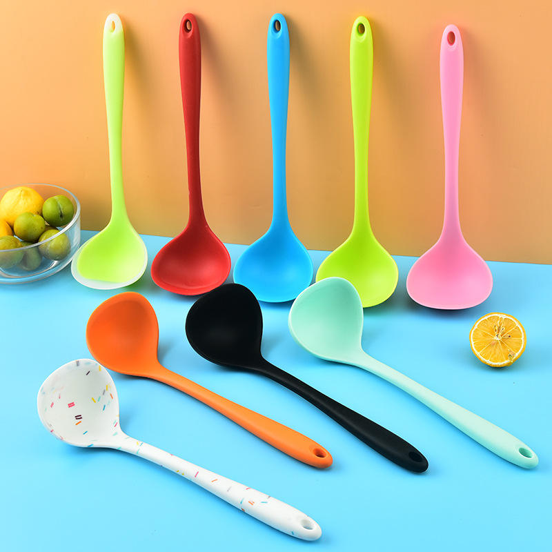 Silicone Soup Ladle Manufacturer | Food Grade Cooking Spoons