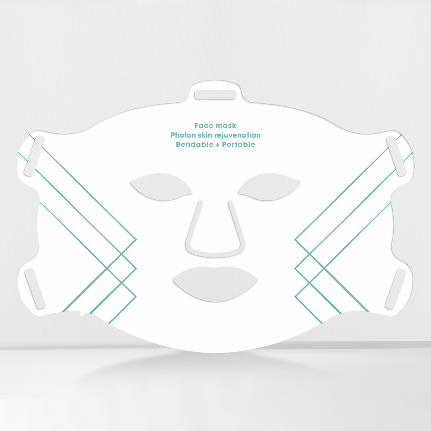Custom Silicone LED Light Therapy Face Mask | M...
