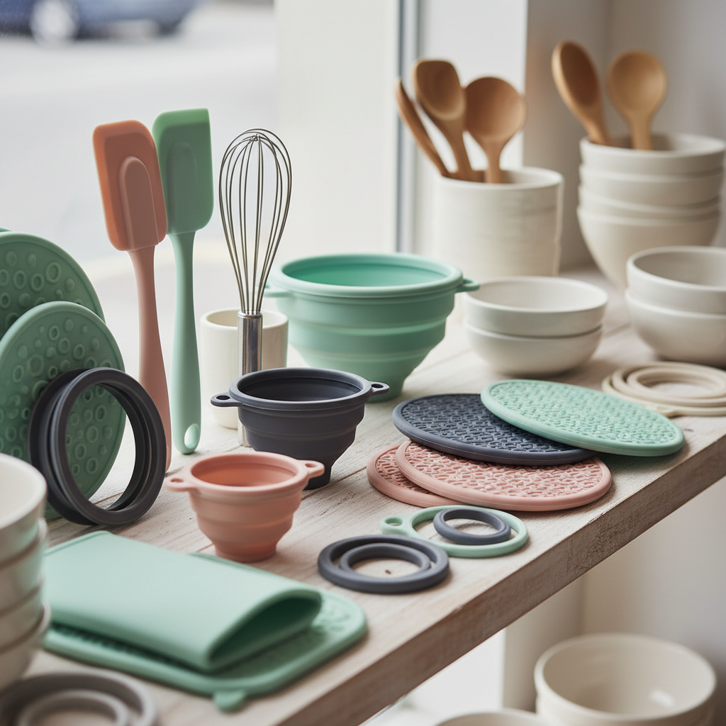 Silicone Components For Kitchenware Specialty Stores