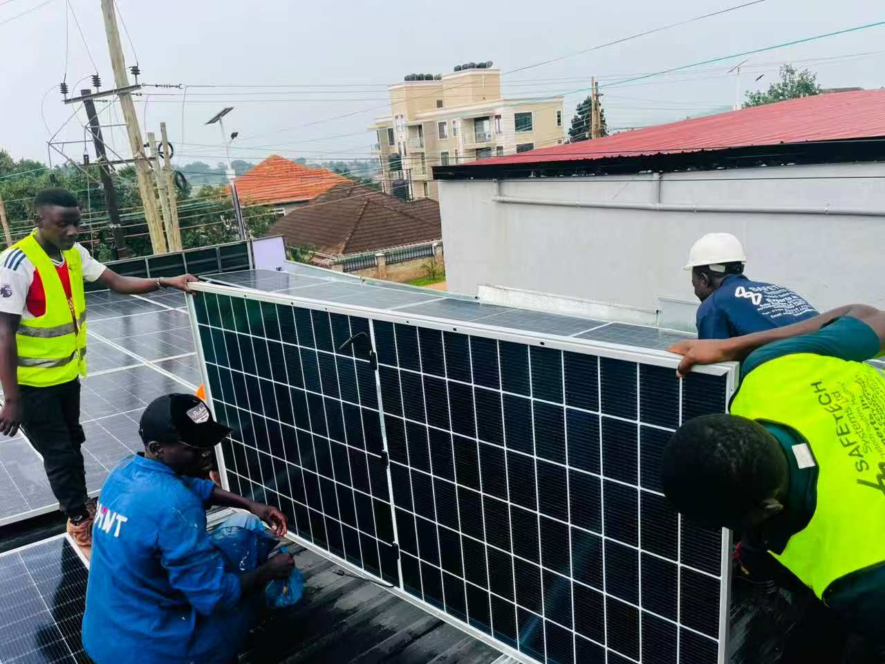 Dawnice Professional Solar Installation Team Kampala Uganda