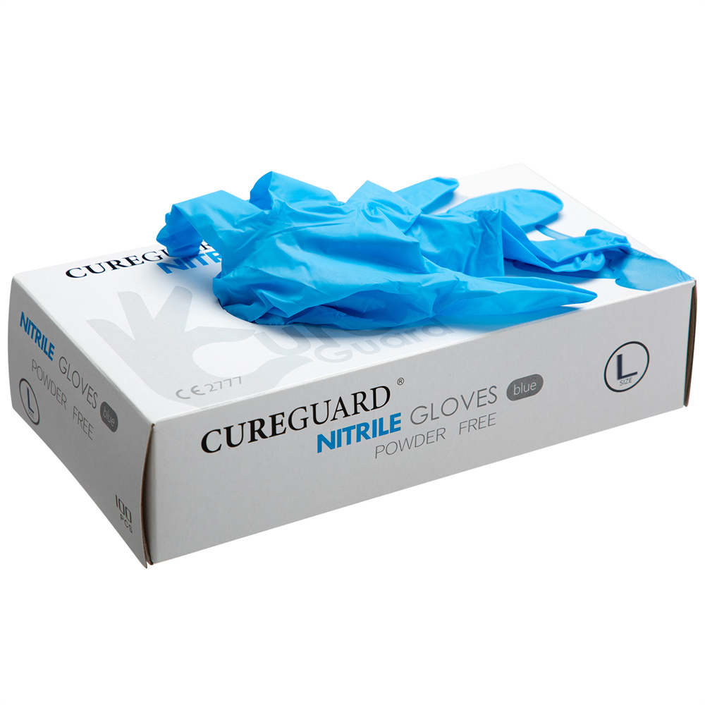 Disposable Blue Nitrile Glove for Medical Examinat01