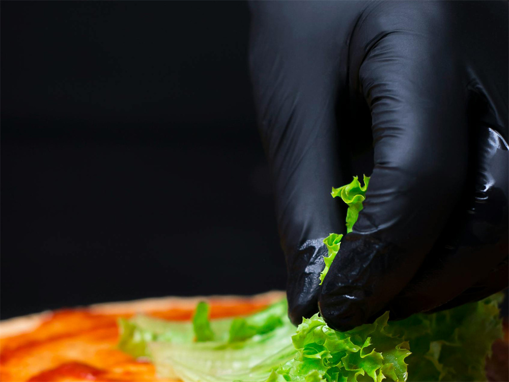 Disposable Nitrile Glove For Food Handling Use (2)