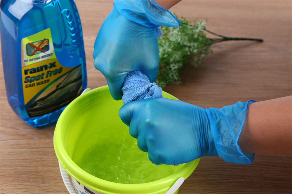 Disposable Vinyl Glove For Electronics Industrial 06