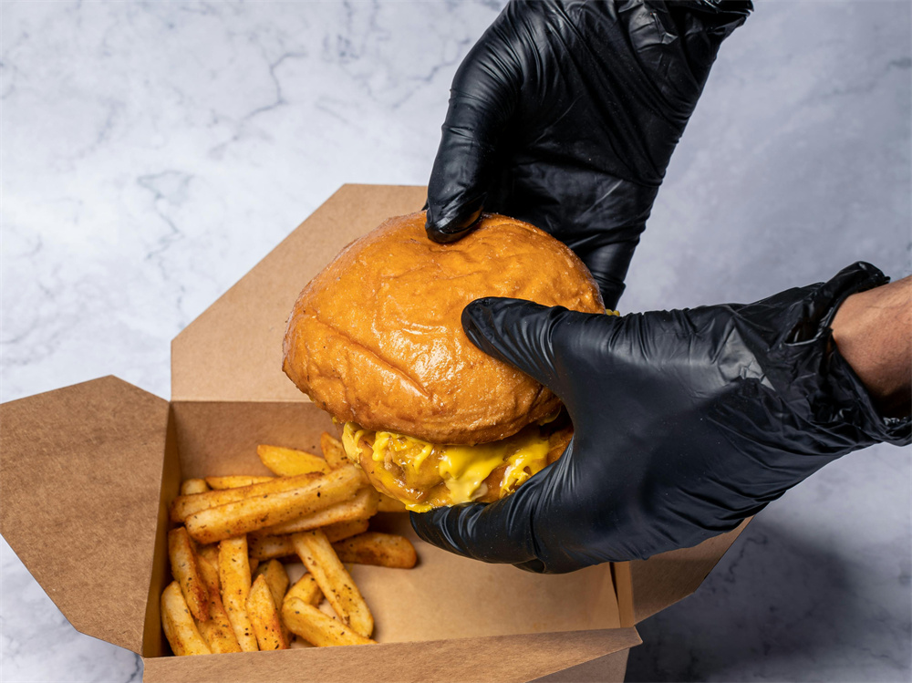 Disposable Vinyl Glove for Food Handling Use (1)