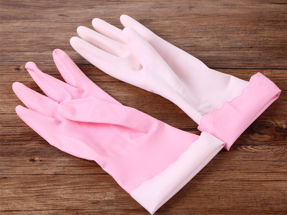 Reusable Thickened Flocking-lined Vinyl Glove For Household And Protective Use (3)