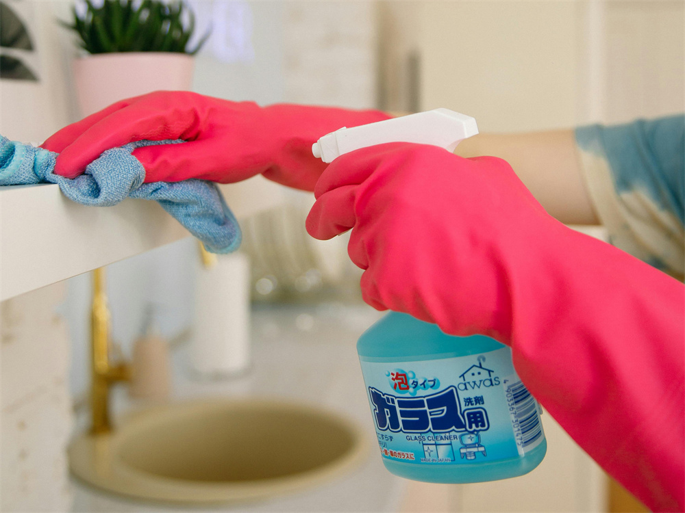 Reusable Thickened Flocking-lined Vinyl Glove For Household And Protective Use (7)