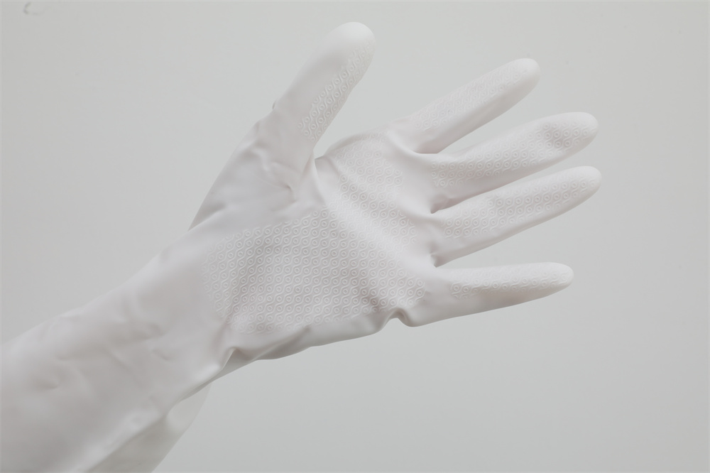 Reusable Thickened Non-Flocking-lined Vinyl Glove 02