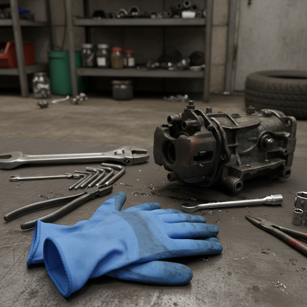 Nitrile Exam Gloves For Industrial Maintenance And Mechanics
