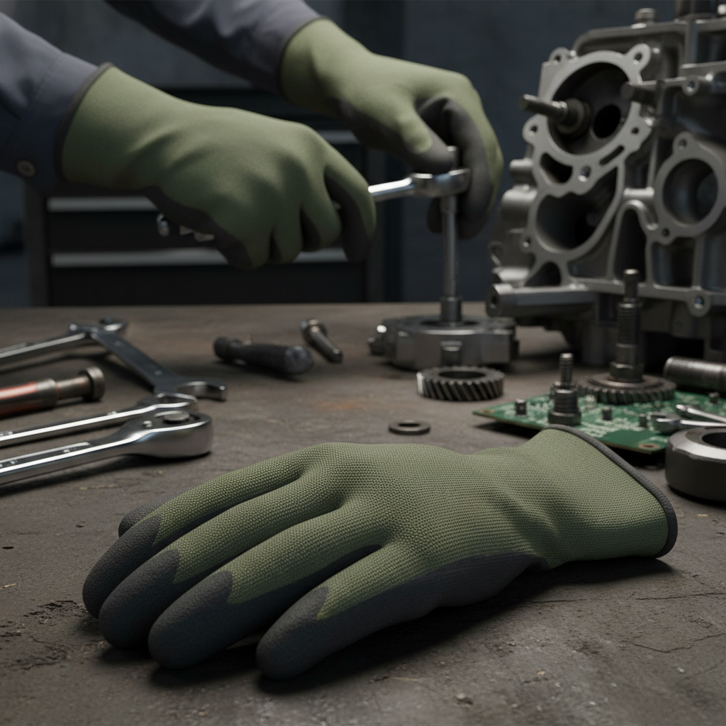 Chloroprene Gloves For Industrial Maintenance And Mechanics