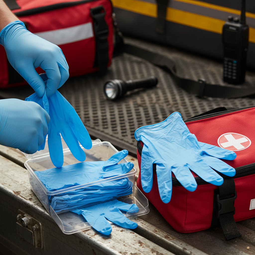 Disposable Gloves For Emergency First Aid And Response