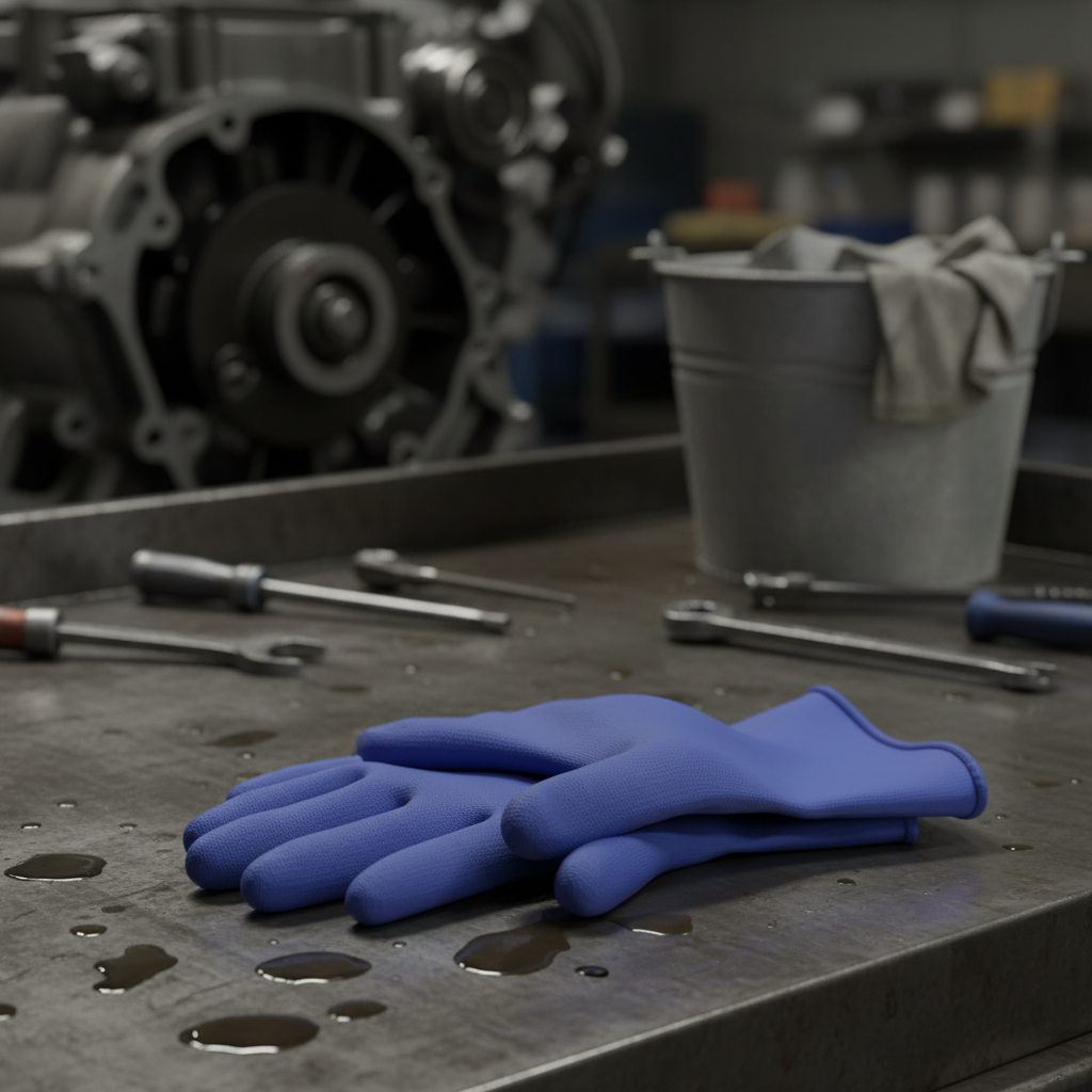 Nitrile Cleaning Gloves For Industrial Maintenance And Mechanics
