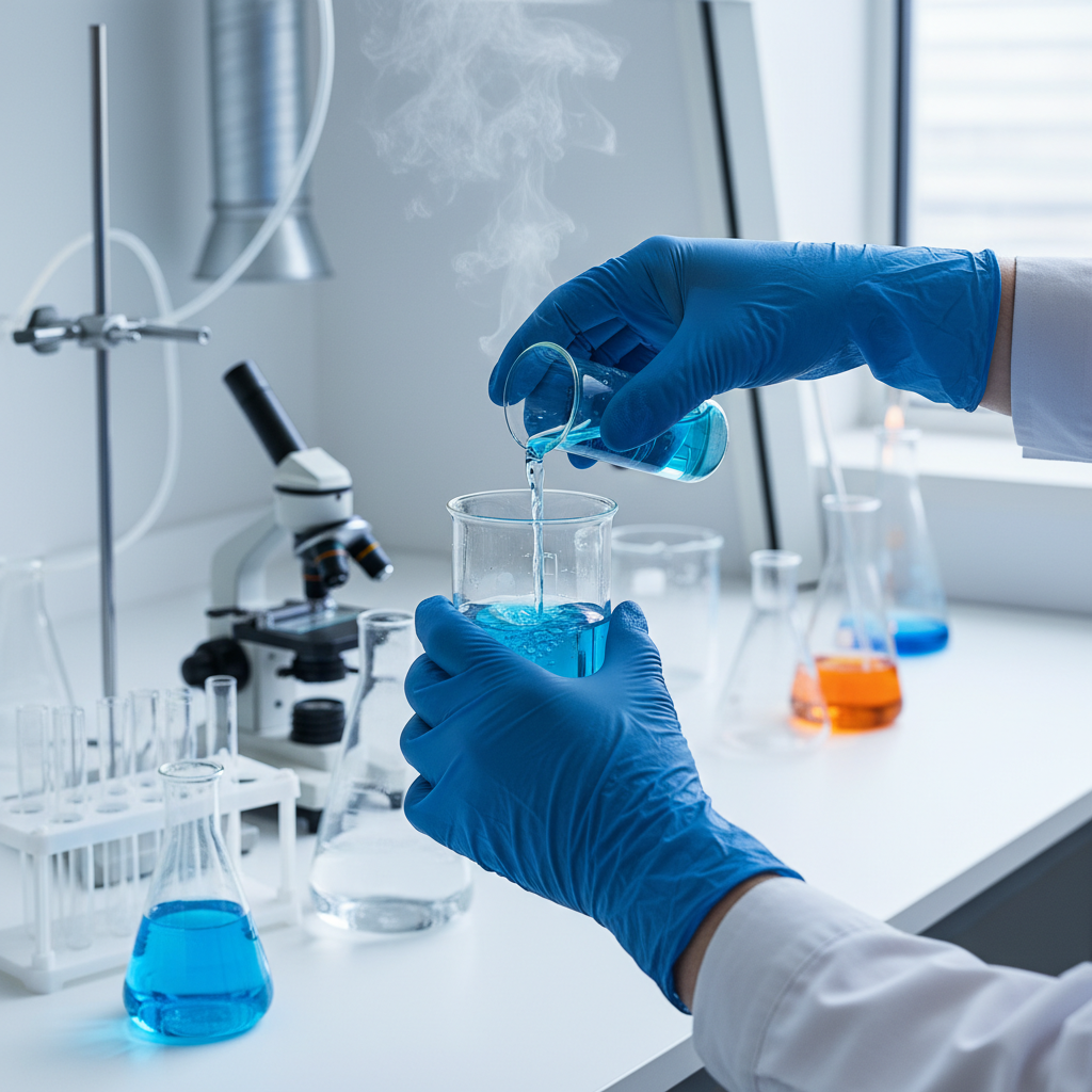 Nitrile Lab Gloves For Laboratory Research And Chemical Safety