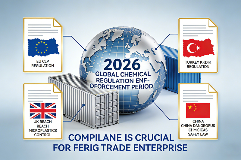 Global chemical regulations are intensively implemented, and compliance nodes such as EU CLP and Türkiye KKDIK are imminent