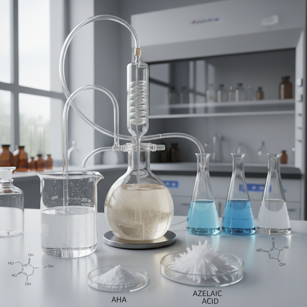 Aha With Azelaic Acid For Chemical Distribution