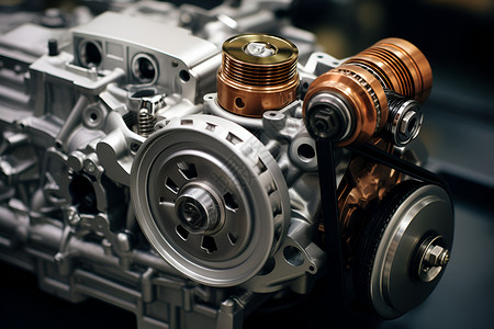 Engine Internal Structure Close-up