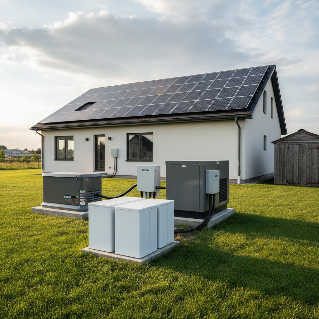 Power Generation System For Home Backup And Residential Use