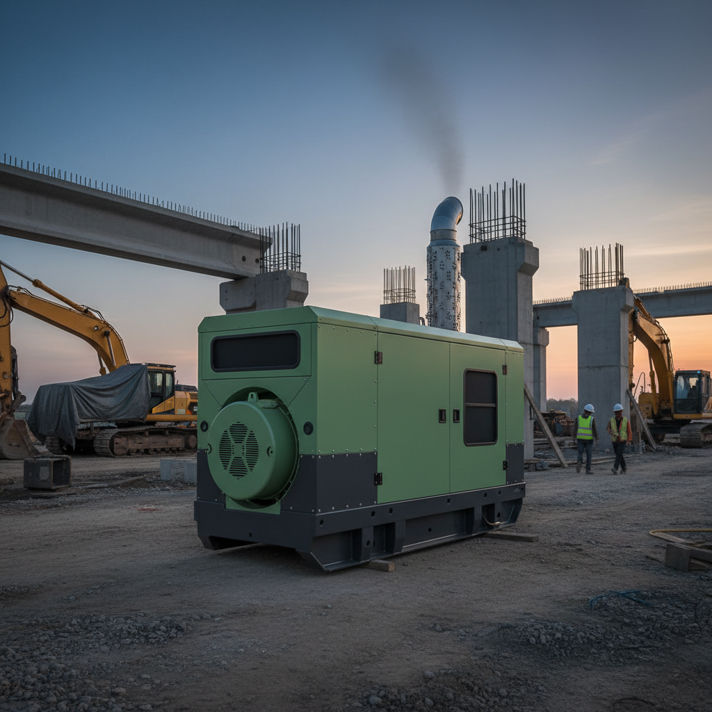 Quiet Generator For Construction Sites And Heavy Industry