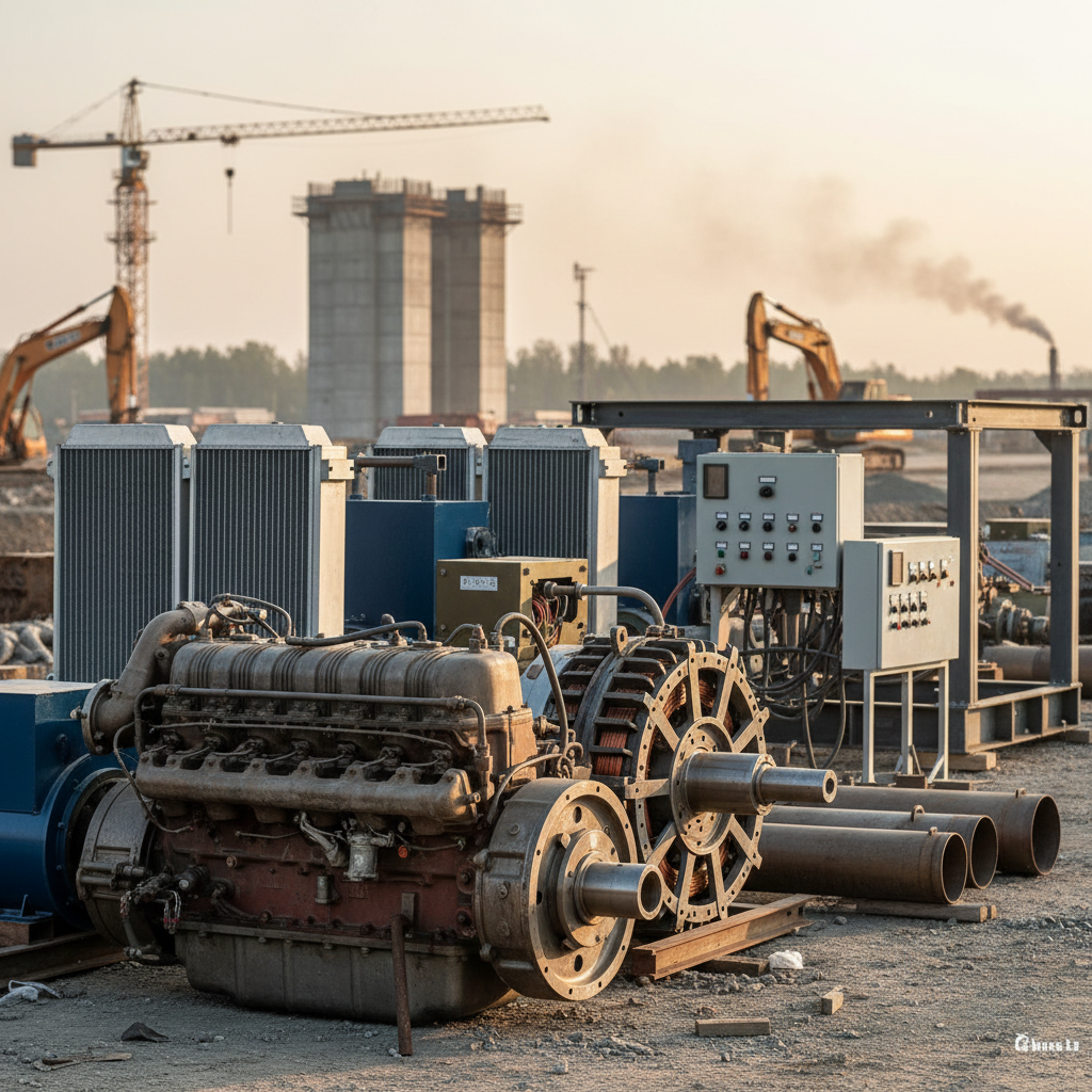 Generator Components For Construction Sites And Heavy Industry