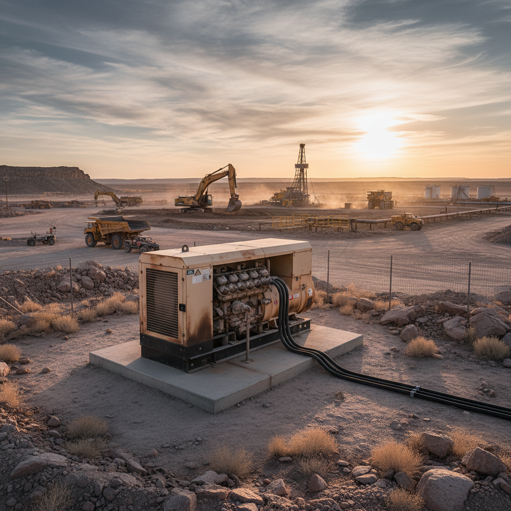 Diesel Generator For Remote Mining And Oil Field Operations