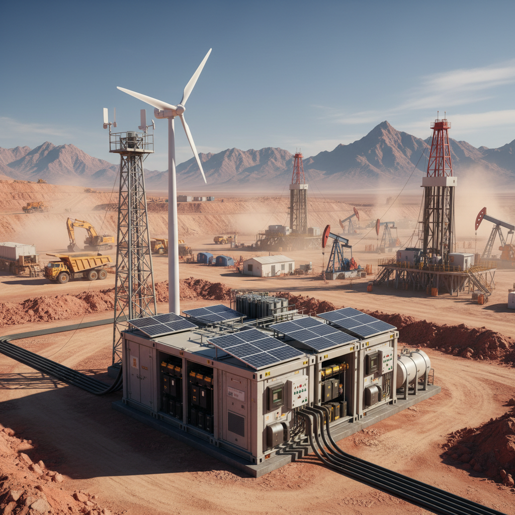 Power Generation System For Remote Mining And Oil Field Operations
