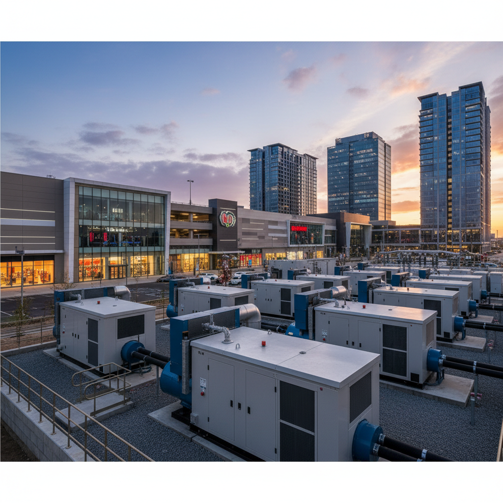 Genset Engines For Commercial Buildings And Retail Malls
