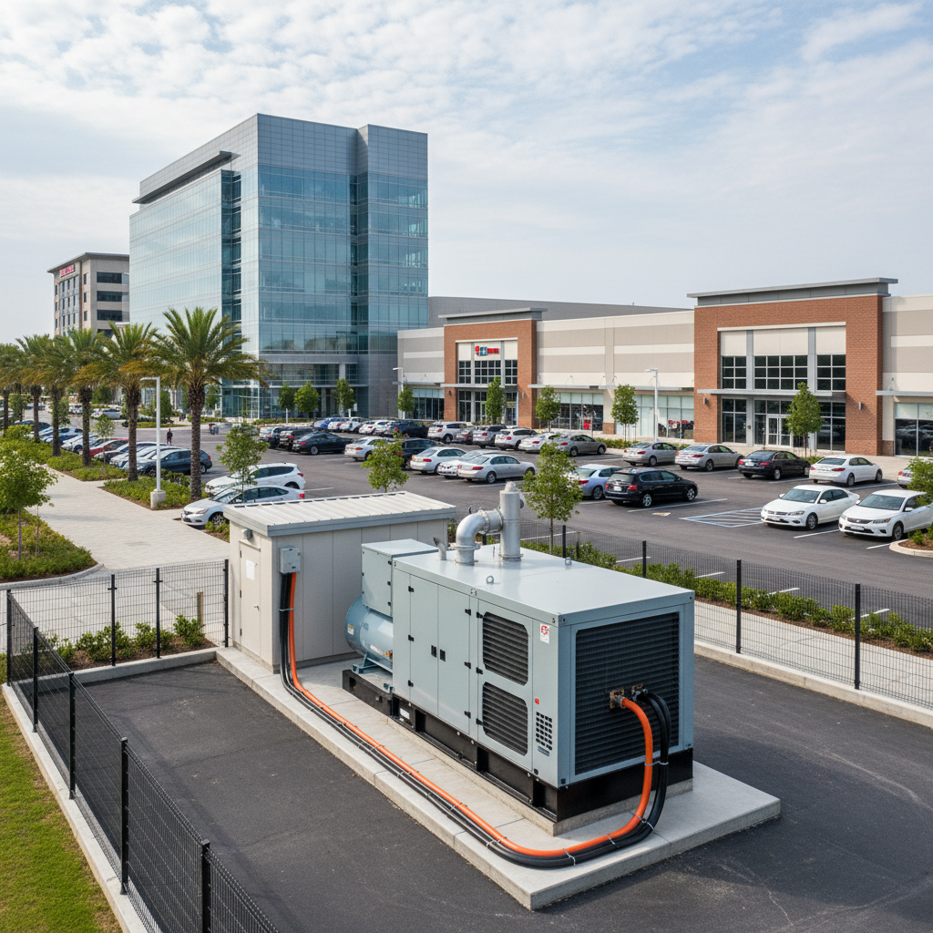 Diesel Genset For Commercial Buildings And Retail Malls