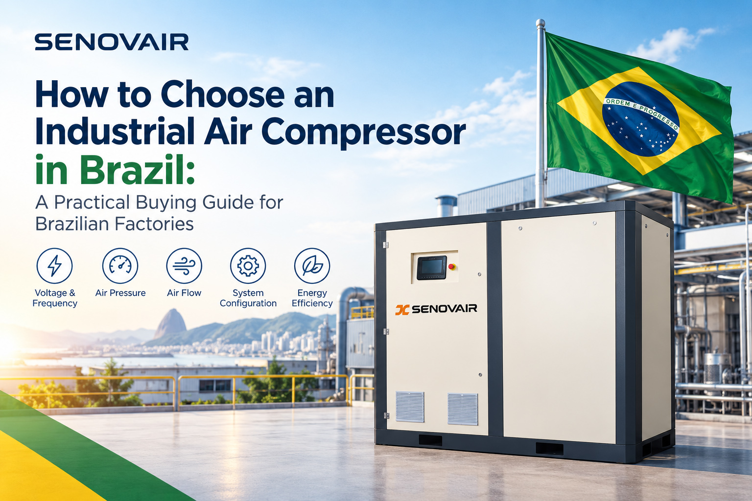 How to Choose an Industrial Air Compressor in Brazil: A Practical Buying Guide