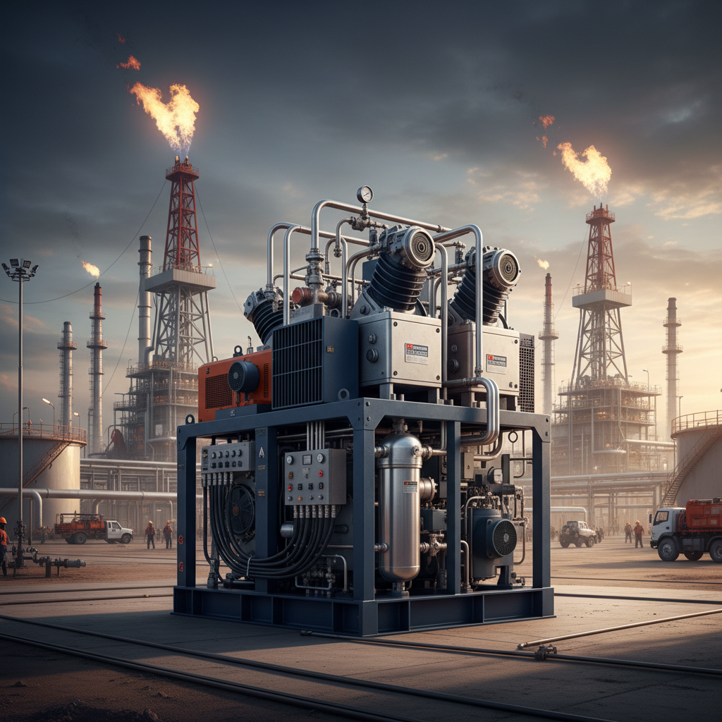 All In 1 Air Compressor For Energy Oil And Gas Industries