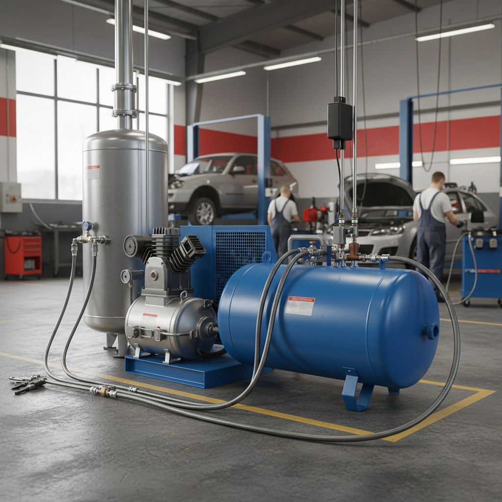 Air Industrial Compressors For Automotive Repair And Maintenance