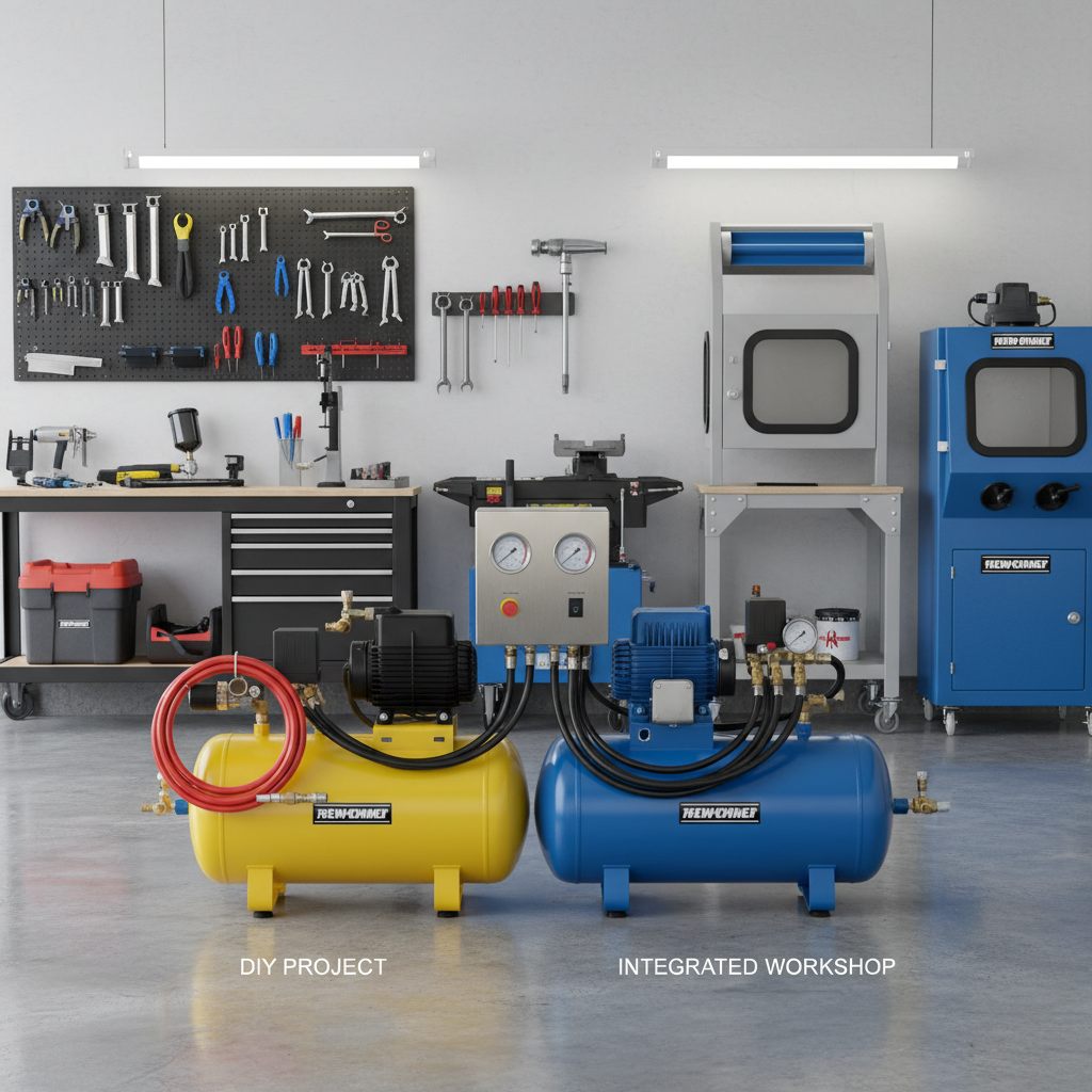 2 In 1 Air Compressor For DIY Projects And Integrated Workshops